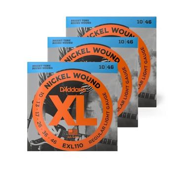 Cordas para Guitarra DAddario EXL110 Nickel Wound