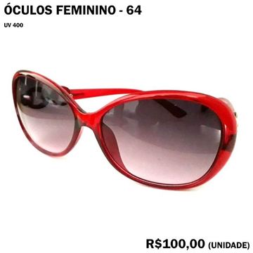 Óculos de Sol 064 Feminino com Proteção UV