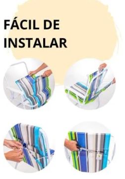 Forro Refil Cadeira De Praia Sentar Verao Piscina Praia