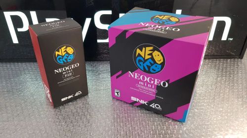 NeoGeo Mini International e Gamepad Novos Sem uso