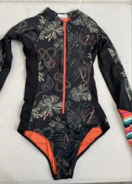 Maiô surf Manga Longa Olaian Decathlon proteção UV50(