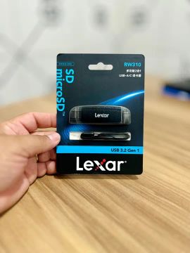 Leitor de Cartões SD e Micro SD Lexar RW310 USB 3.2 Gen 1