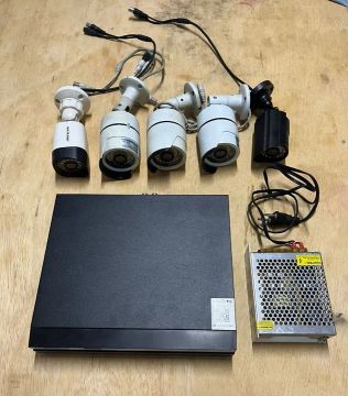 Kit Dvr intelbras 5 Câmeras + DVR + fonte