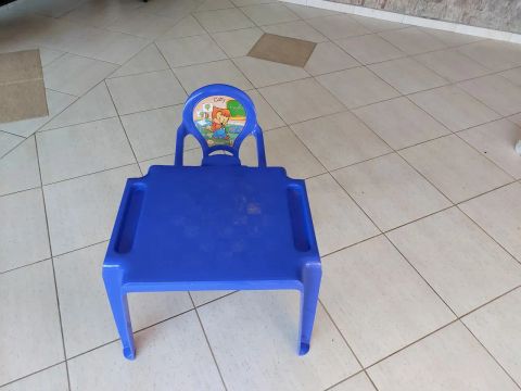 Mesa e Cadeira Infantil Tramontina  - Azul