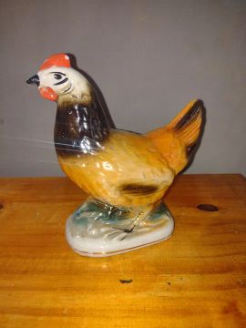 Galinha de Porcelana Decorativa