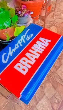 Placa Decorativa Brahma Chopp