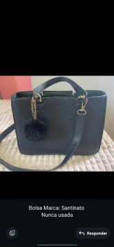 Bolsa Santino - Preta - Nova