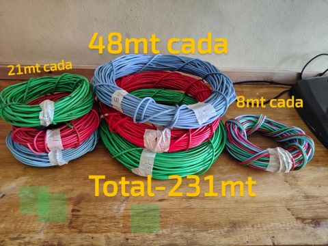 Cabos Elétricos 231mt - Novo