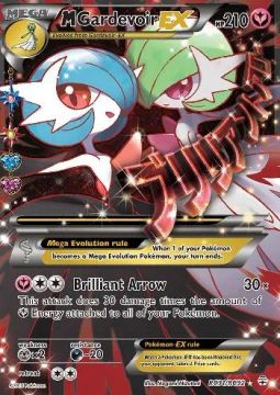 Carta pokemoon - M Gardevoir-EX