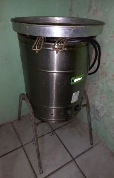 Fritadeira Industrial -  Aço Inox -  Excelente Estado