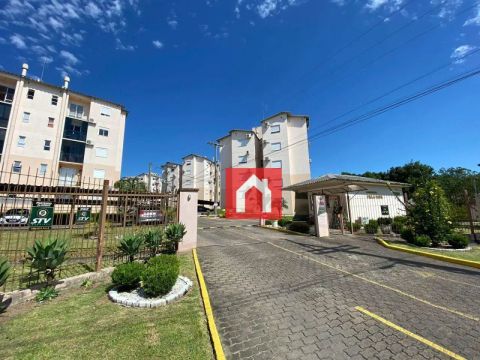 Apartamento com 2 dormitórios à venda, 50 m² por R$ 212.000 - Esmeralda - Santa Cruz do Su