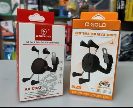 Suporte de Garra Universal Para Moto e Bike - Guidão