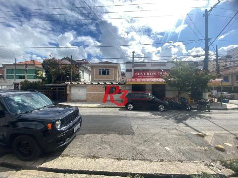 Terreno à venda, 280 m² por R$ 1.270.000,00 - Campo Grande - Santos/SP