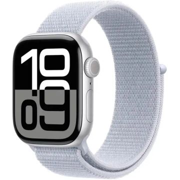 Apple Watch S10 42mm lacrado preto e branco 
