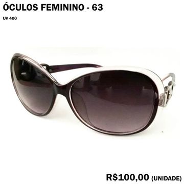 Óculos UV Feminino - Modelo 63