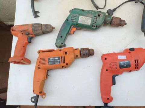 Furadeiras , lote com defeito. Pra restaurar.