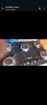 Fogão Cooktop 5 bocas funcionando perfeitamente entrego 280.00 observação não tem o balcão