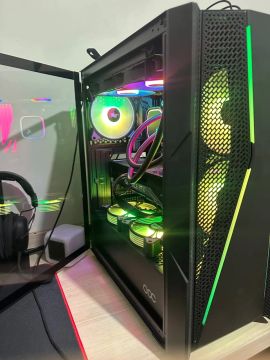 Computador gamer completo de alto desempenho com monitor e perifericos 