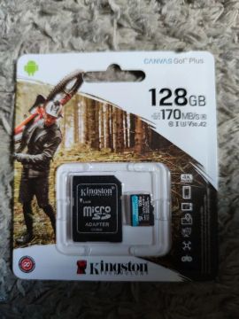 Cartão de Memória Kingston Canvas Go! Plus 128GB Micro SD