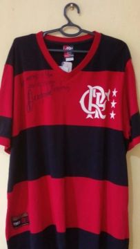 Camisa Flamengo Autografada Andrade 