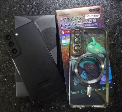 S22 256GB com 02 capas de Proteção  + Relogio/pulseira Fite