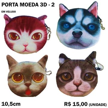 Porta Moeda 3D