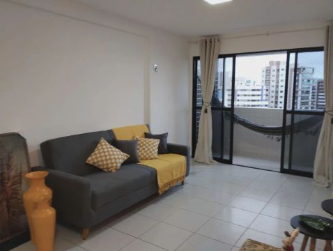OPORTUNIDADE - QUARTO E SALA MOBILIADO COM VARANDA - PONTA VERDE