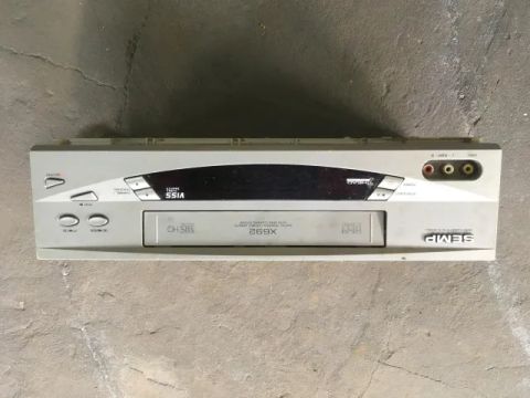Antiguidades Vídeo Cassete relíquia funcionando