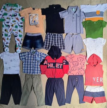 Lote de roupas de menino 12/18 meses - 20 peças em boas condições (NÃO ACEITO OFERTAS)