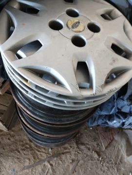 Roda De Ferro Original Da Ford Aro 14 