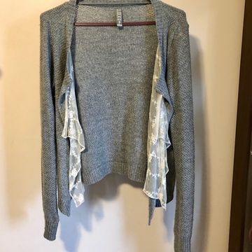 Casaco / cardigan de lã 