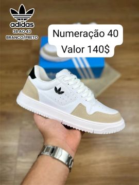 Tênis Adidas  - Branco/Bege