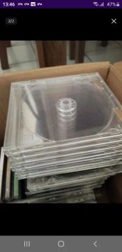 100 estojos para cd