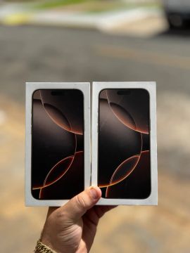 Iphone 16 pro max 256GB E 512GB NOVO LACRADO