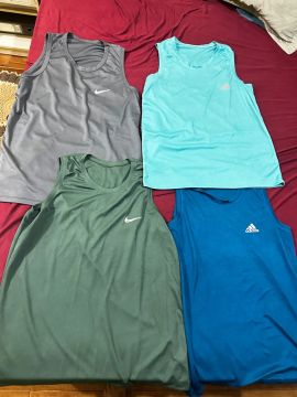 Camisa regata NIKE e ADIDAS 