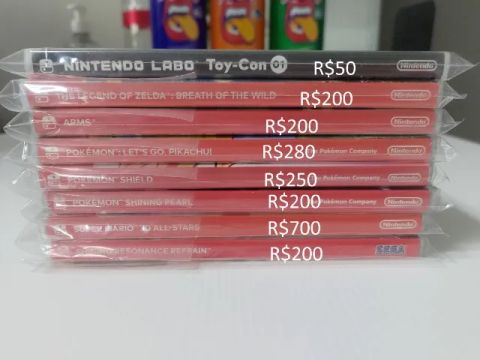 Diversos Jogos Nintendo Switch