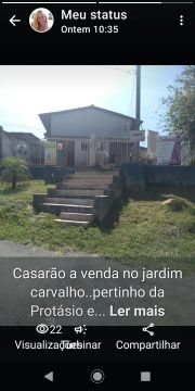 Casarão na palmares do sul ,jardim carvalho