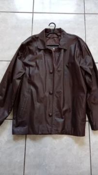 Blazer couro masculino