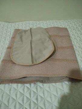 Faixa elástica para colostomia 