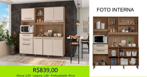 Armário para cozinha - parcelamos ate 10x sem juros 