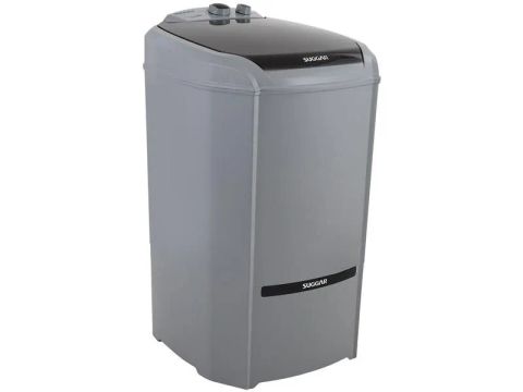 Lavadora de Roupas Suggar 20kg 6 Programas de Lavagem Prata Lavamax Eco LE2001PR