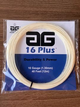 Cordas de Tênis Tripa Sintética AG 16 Plus (1.30mm)  - Durabilidade e Potência