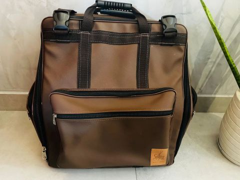 Bolsa bag luxo para sanfona 80 baixos ou 120 reduzida 