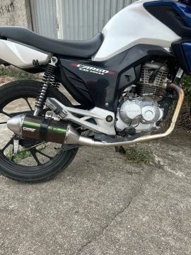 Escapamento esportivo DORE para Honda CG 160