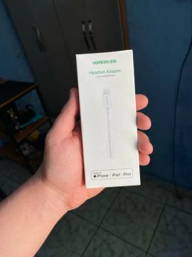 Adaptador P2 Ugreen Para Fones De Ouvido iPhone / Lightning 