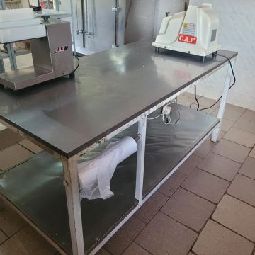 Mesa de Aço Inox 2 metros