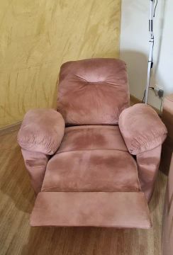 Poltrona reclinável confortável para relaxar