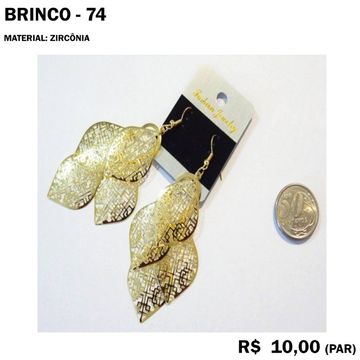 Brinco Folhas - Modelo 74