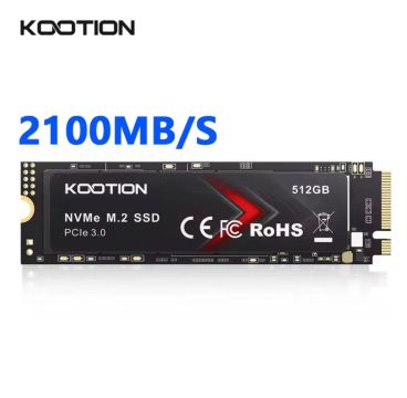SSD NVMe M.2 PCIe 3.0 2280 Kootion 512GB 