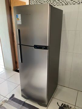 Geladeira frost free inox 
